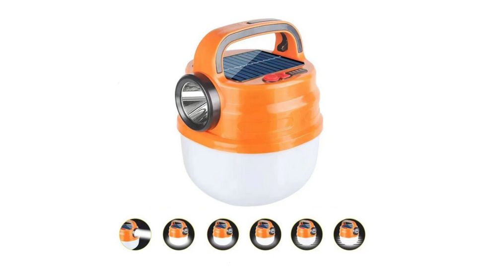 Ліхтар-лампа 50W з режимом SOS на сонячній батареї Hurry Bolt HB-V70