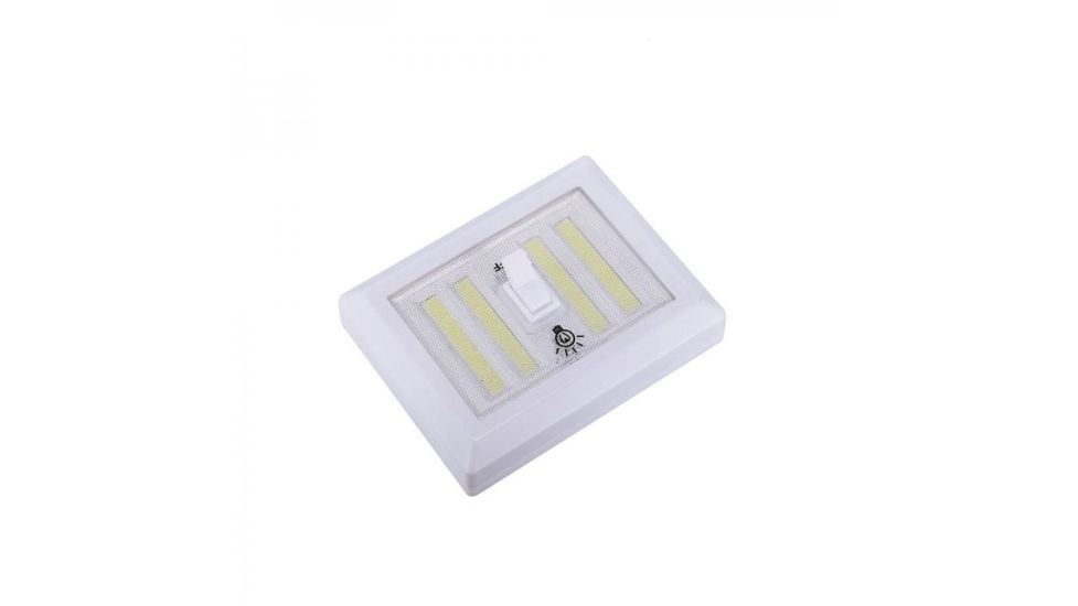Ліхтарик світлодіодний Light Switch з тумблером Світильник на батарейках HY-604 COB