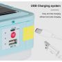 Ліхтар-лампа Xinkeji акумулятори 18650 з сонячною панеллю та Power Bank MF8080