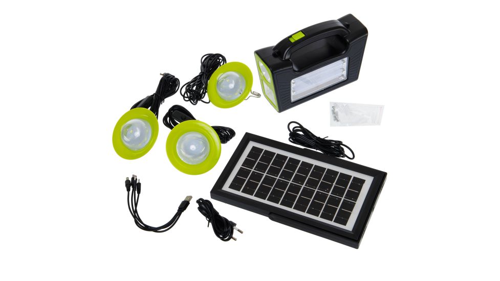 Ліхтар-прожектор на сонячній батареї Small Solar System The battery GD-8119