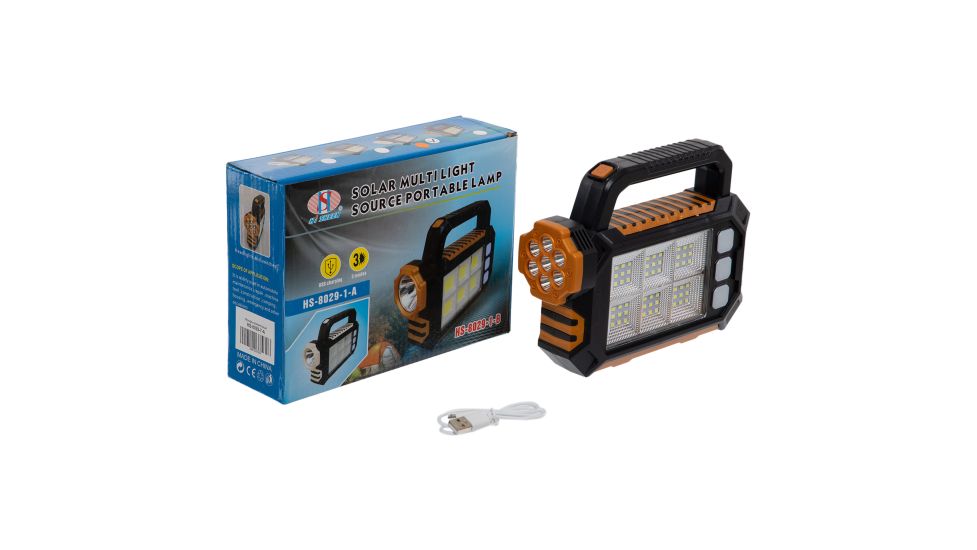 Ліхтар акумуляторний Solar Multi Light Source Portable Lamp з Usb Hs-8029-7-a