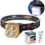 Ліхтар Panther 4 smd Led налобний headlamp PT-5208 USB зарядка Dragon Eyes