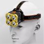 Ліхтар Panther 4 smd Led налобний headlamp PT-5208 USB зарядка Dragon Eyes