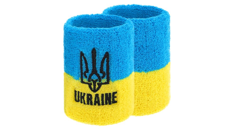 Напульсник спортивний махровий Герб Ukraine BC-9282 1шт