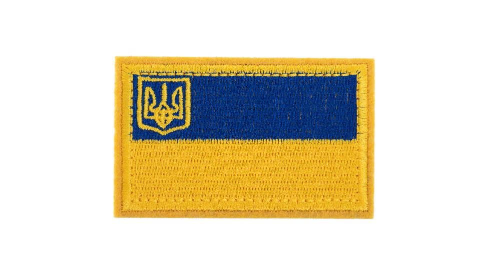 Шеврон патч на липучці Прапор України з гербом TY-9925 Шеврон патч на липучці Прапор України з гербом TY-9925